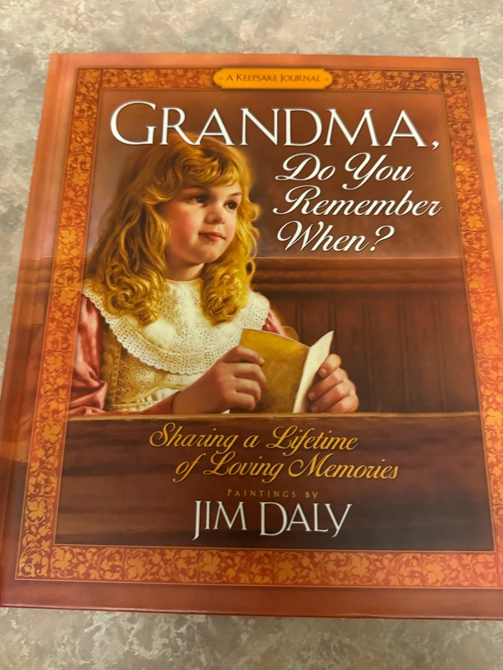 Grandma, Do You Remember When?  hardback keepsake journal